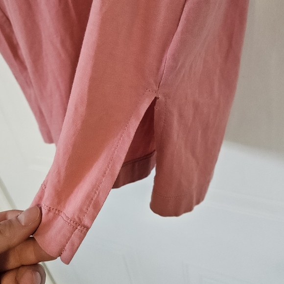 LRL RALPH LAUREN Womens 1X Plus Size Shirt Boho 3/4 Sleeves 100% Cotton - Picture 4 of 5